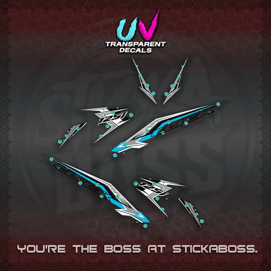 CLICK V2 UV TRANSPARENT VARIO DECALS (MOTIF POLET SAKURA DESIGN)STICKER DECALS By STICKABOSS