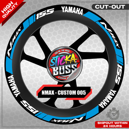 NMAX 155 MAG STICKER SET ( 2 MAGS ) - CUSTOM 005 | VINYL WATERPROOF CUT-OUT DECALS