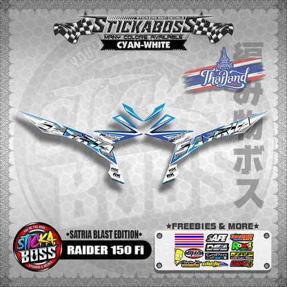 SUZUKI RAIDER 150 Fi Thai Decals ( Satria Blast Edition )【WITH FREEBIES】Thailand Concept