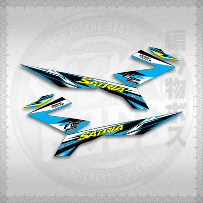 STICKER DECALS for RAIDER 150 FI THAI (RFISATH02DE) By STICKABOSS (SOFIE LAMINATED WATERPROOF)