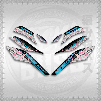 STICKER DECALS for NMAX V3 TURBO INDO (NV3SAIN) By STICKABOSS (SOFIE LAMINATED WATERPROOF)