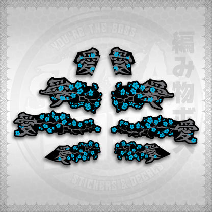 STICKER DECALS for NMAX V3 TURBO INDO (NV3SAXFL) By STICKABOSS (SOFIE LAMINATED WATERPROOF)