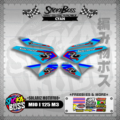 MIO I 125 M3 DECALS ( SOLARIZ MOTIFF88 )【WITH FREEBIES】