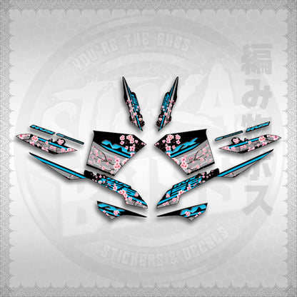 STICKER DECALS for AEROX V3 ALPHA TURBO INDO-MALAYSIAN (AV3SAIN) By STICKABOSS (SOFIE LAMINATED WATERPROOF)