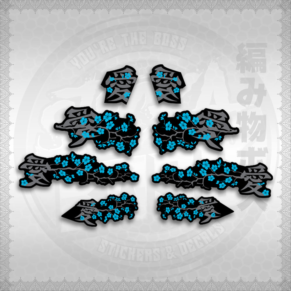 STICKER DECALS for NMAX V3 TURBO INDO (NV3SAXFL) By STICKABOSS (SOFIE LAMINATED WATERPROOF)