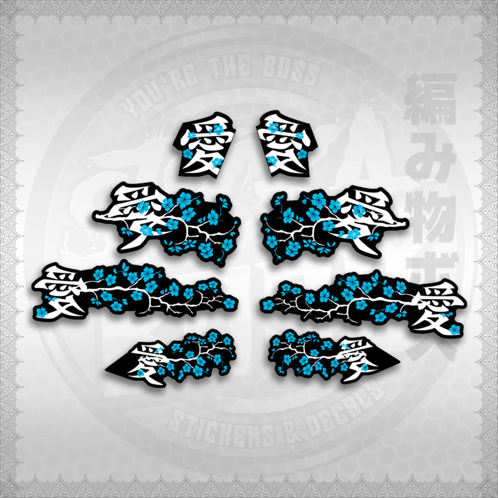 STICKER DECALS for NMAX V3 TURBO INDO (NV3SAXFL) By STICKABOSS (SOFIE LAMINATED WATERPROOF)