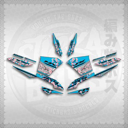 STICKER DECALS for AEROX V3 ALPHA TURBO INDO-MALAYSIAN (AV3SAIN) By STICKABOSS (SOFIE LAMINATED WATERPROOF)