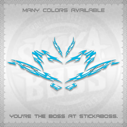 CLICK 125 V4 INDO VARIO FOR WHITE DECALS (2026 NUSANTARA STRIPING) STICKER DECALS By STICKABOSS
