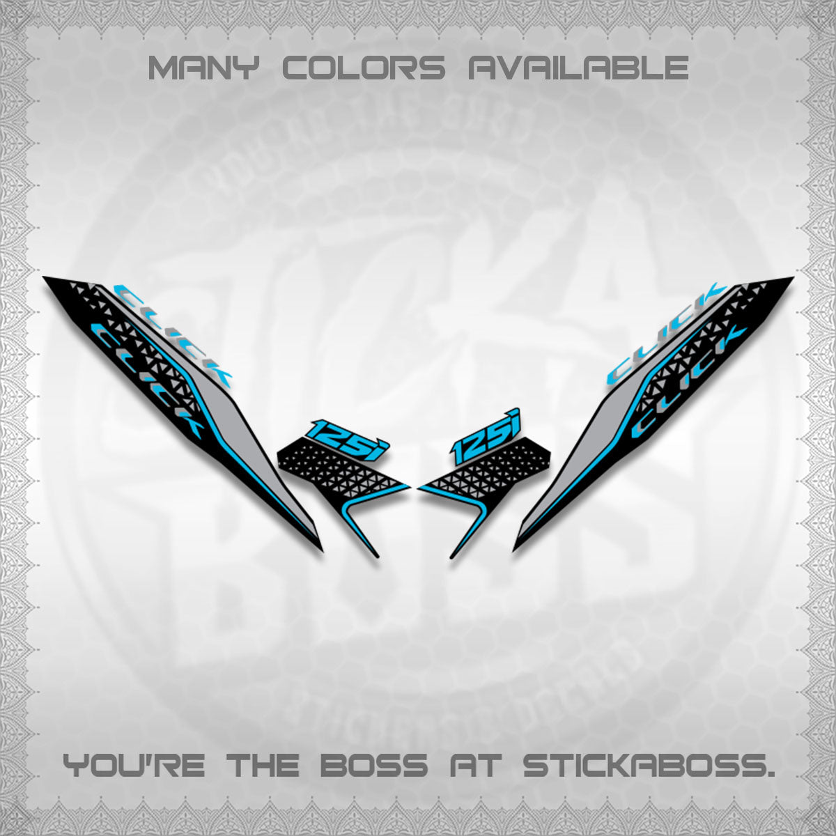 CLICK 125i V3 DECALS(2026 DEKAPAN SEMBILAN DESIGN)STICKER DECALS BY STICKABOSS