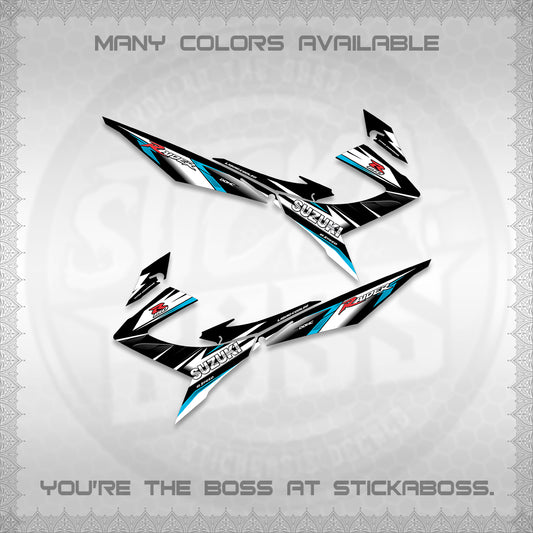 RAIDER 150 REBORN CARB DECALS (S-1 RACING) STICKER DECALS BY STICKABOSS