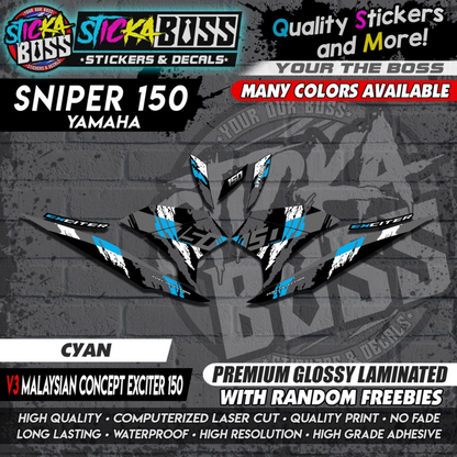 SNIPER 150 Decals 【 v3 Malaysian Concept EXCITER 150 】