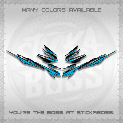 RAIDER 150 FI SATRIA DECALS (MINIMALIST 0016 DESIGN)STICKER DECALS By STICKABOSS