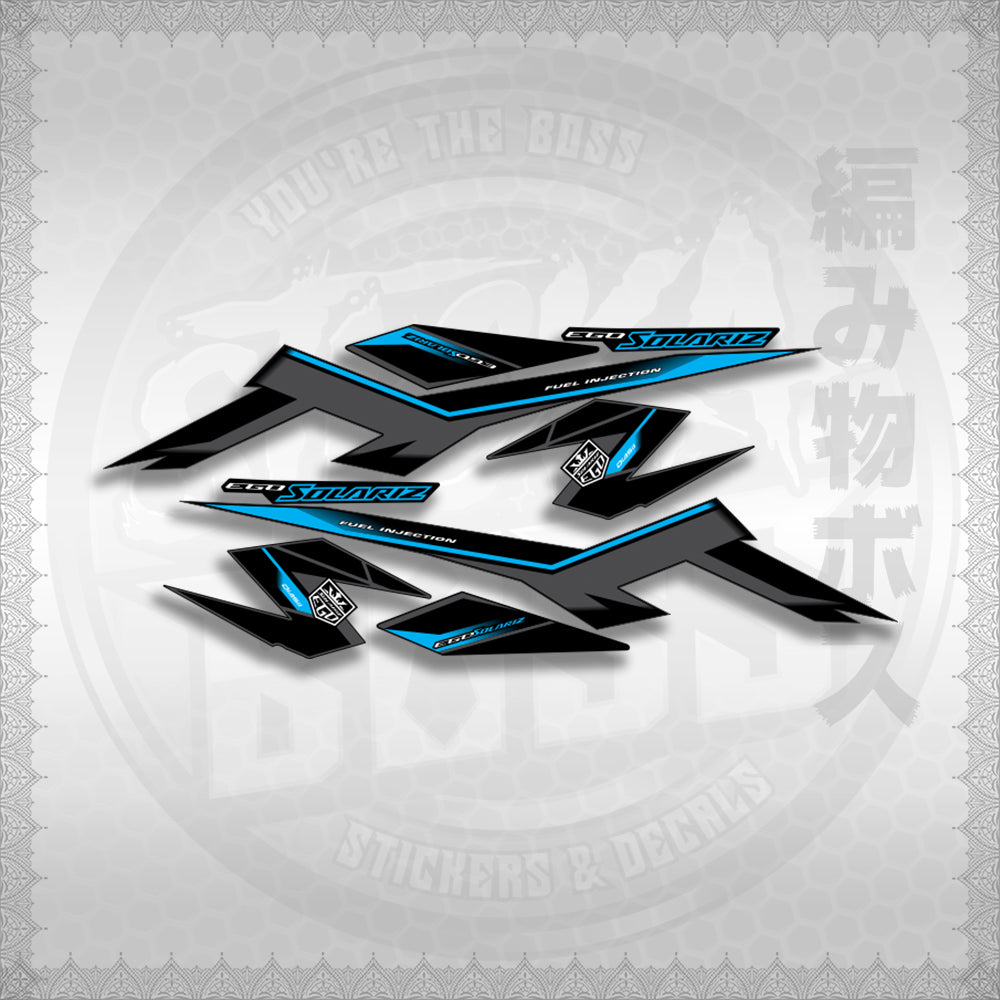 MIO I 125 M3 CYBER EGO SOLARIZ STICKER DECALS By STICKABOSS (SOFIE LAMINATED WATERPROOF)