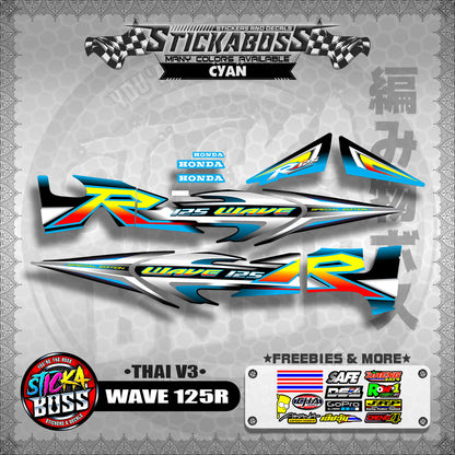 HONDA WAVE 125 R ( THAI V3 ) 【WITH FREEBIES】