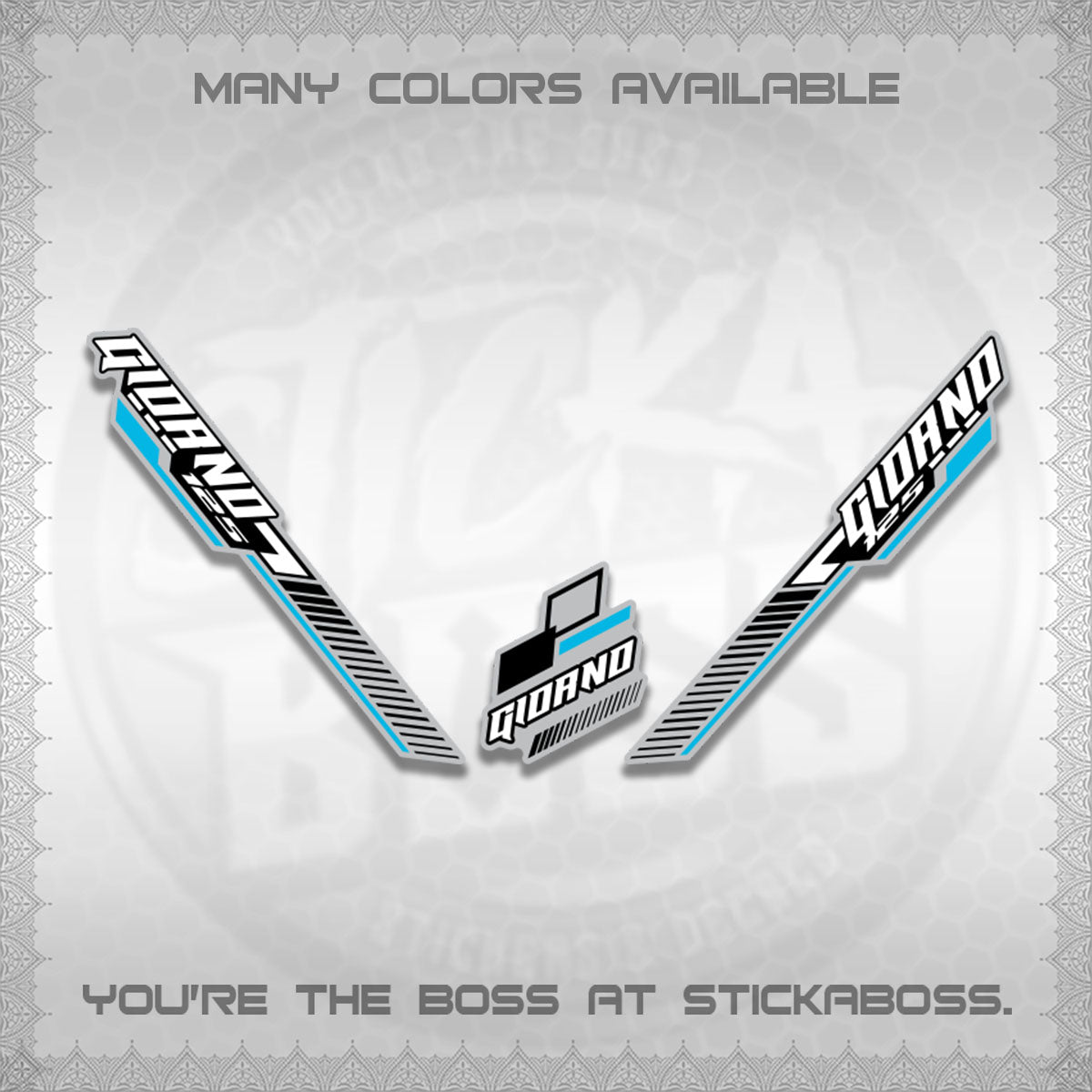 GIORNO DECALS (2026 RACING CAR  PATTERN)STICKER DECALS BY STICKABOSS