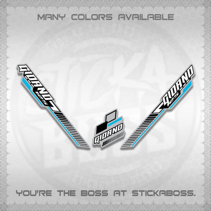 GIORNO DECALS (2026 RACING CAR  PATTERN)STICKER DECALS BY STICKABOSS