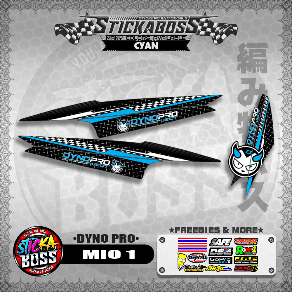 MIO 1 STICKER DECALS ( DYNO PRO )【WITH FREEBIES】