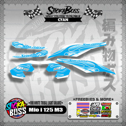 MIO I 125 M3 DECALS ( FOR WHITE TRIBAL LIGHT SOLARIZ )【WITH FREEBIES】