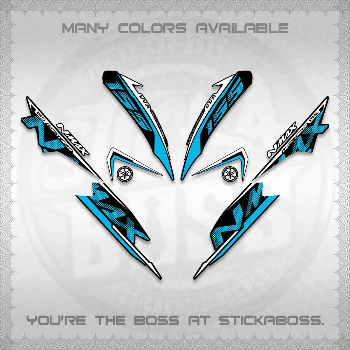 NMAX V1 THAI DECALS (2020 DESIGN) STICKER DECALS By STICKABOSS
