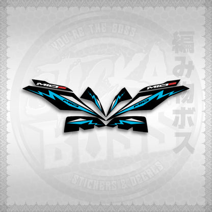 STICKER DECALS for MIO I 125 M3 INDO (MIIMOA4) By STICKABOSS (SOFIE LAMINATED WATERPROOF)