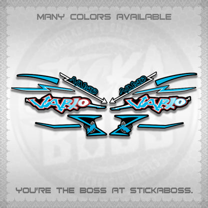 CLICK V2 INDO/MALAY VARIO DECALS (GRAFITY VARIO MOTIF)STICKER DECALS BY STICKABOSS