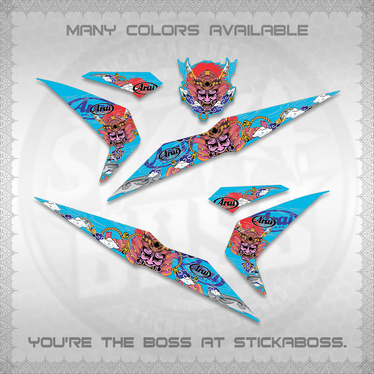 BEAT FI V2 INDO DECALS (2026 NEW SAMURAI MOTIF) STICKER KITS BY STICKABOSS