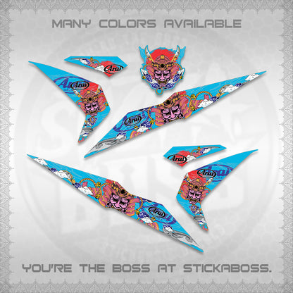 BEAT FI V2 INDO DECALS (2026 NEW SAMURAI MOTIF) STICKER KITS BY STICKABOSS