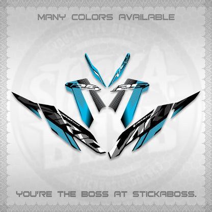 CLICK 125 V4 MALAYSIAN VARIO DECALS (2020 DESIGN) STICKER DECALS By STICKABOSS