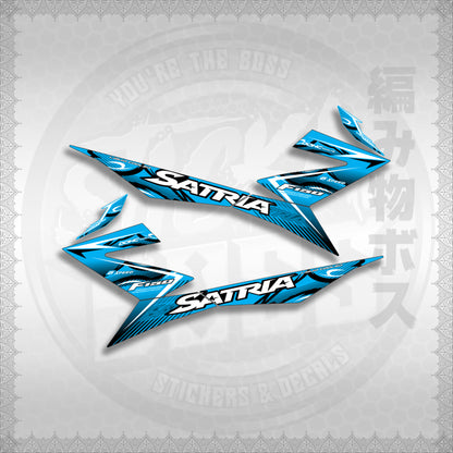 STICKER DECALS for RAIDER 150 FI (RFISATHMATH) By STICKABOSS (SOFIE LAMINATED WATERPROOF)
