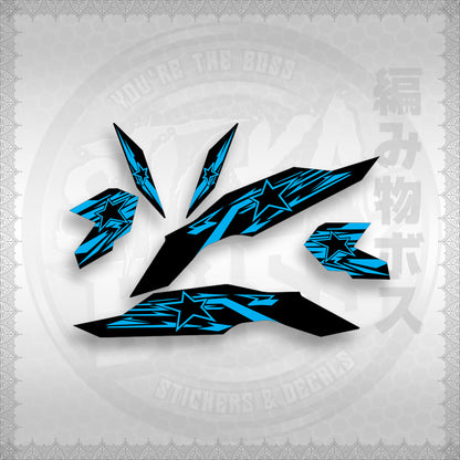 STICKER DECALS for CLICK V3 (CV3VRSTST) By STICKABOSS (SOFIE LAMINATED WATERPROOF)
