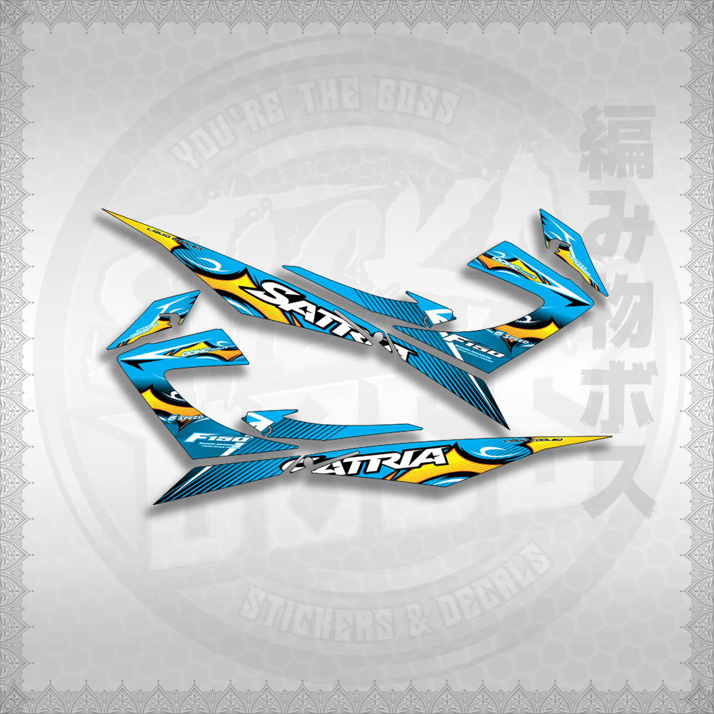 STICKER DECALS for RAIDER 150 REBORN CARB (RRCTHMATH01) By STICKABOSS (SOFIE LAMINATED WATERPROOF)