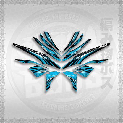 STICKER DECALS for SNIPER 135 MX JUPITER (S13509FICUBO)By STICKABOSS (SOFIE LAMINATED WATERPROOF)