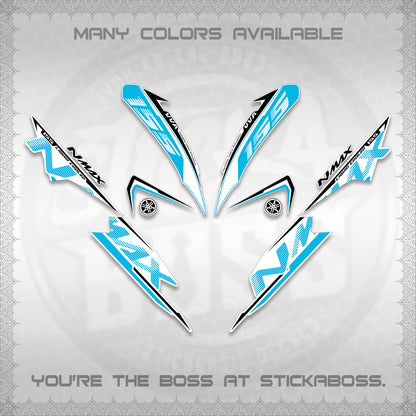 NMAX V1 THAI FOR WHITE DECALS (2020 DESIGN) STICKER DECALS By STICKABOSS