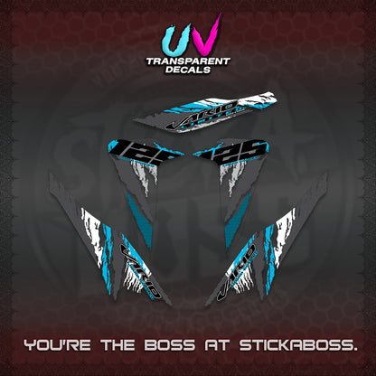 CLICK 125 V2 VARIO UV TRANSPARENT DECALS (2022 SPLASH SPECIAL) STICKER KITS BY STICKABOSS