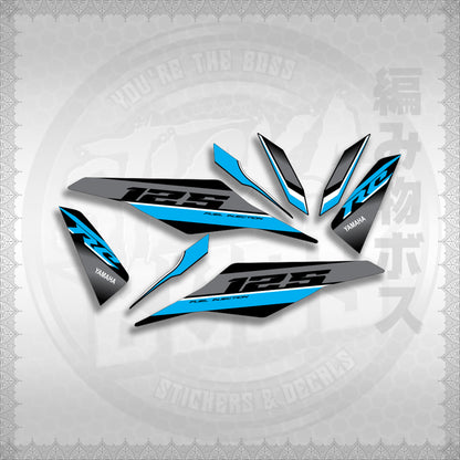 MIO I 125 M3 DASH RC EDITION STICKER DECALS By STICKABOSS (SOFIE LAMINATED WATERPROOF)