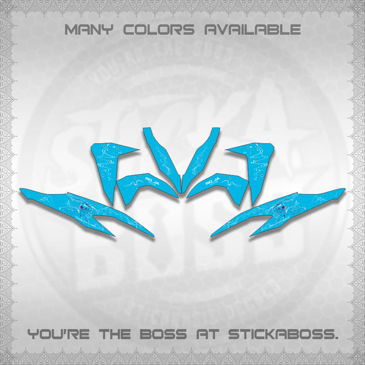 CLICK V2 DECALS (2F&2F 2026 DESIGN)STICKER DECALS BY STICKABOSS