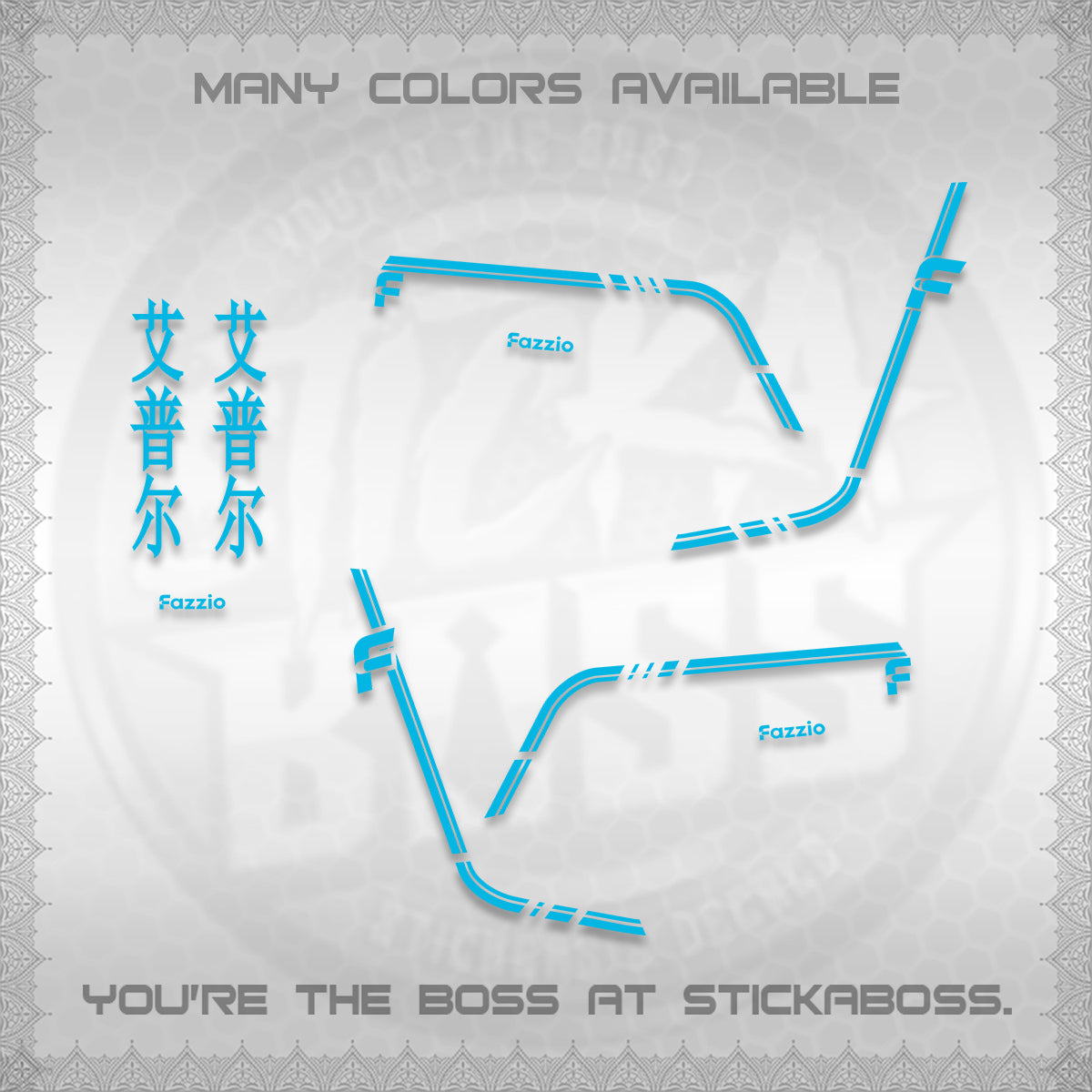 FAZZIO DECALS (2026 JAPAN LINES) STICKER KITS BY STICKABOSS