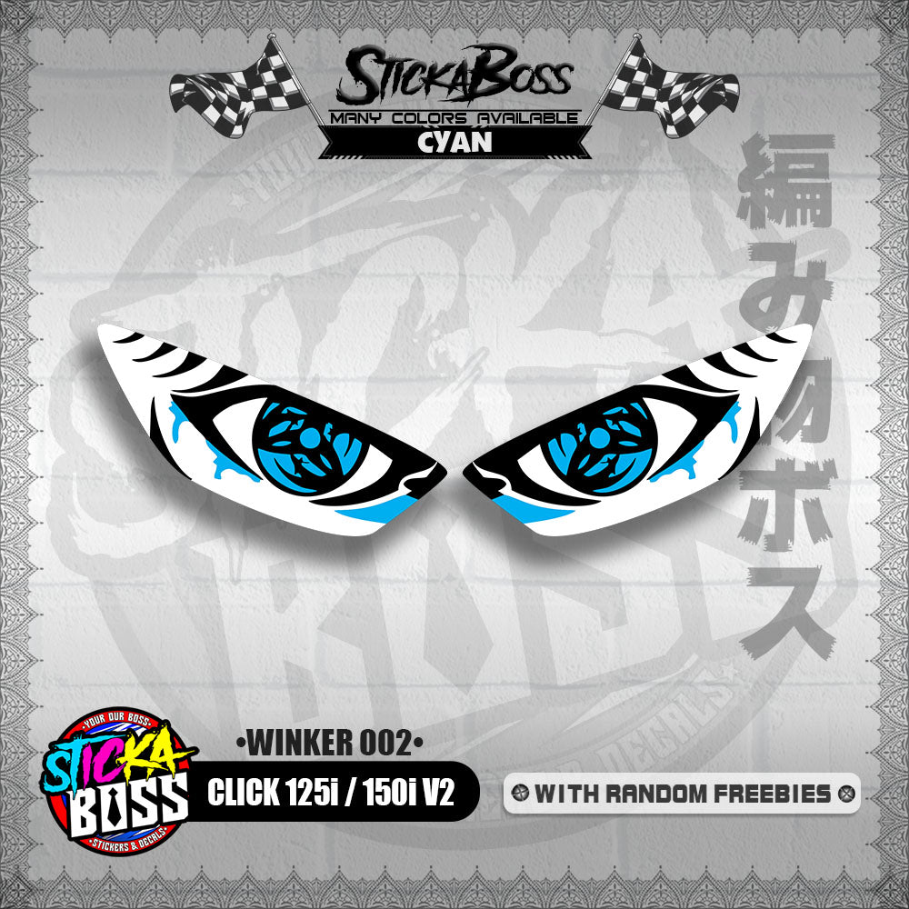 CLICK 125i / 150i V2 (WINKER 002) TRANSPARENT【WITH FREEBIES】