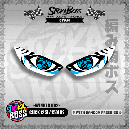 CLICK 125i / 150i V2 (WINKER 002) TRANSPARENT【WITH FREEBIES】
