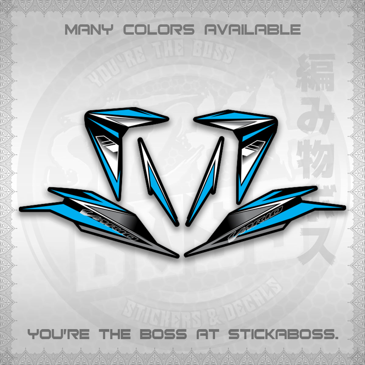 CLICK 125 V3 INDO CONCEPT ( SLASH BLADE VARIO ) STICKER DECALS By STICKABOSS