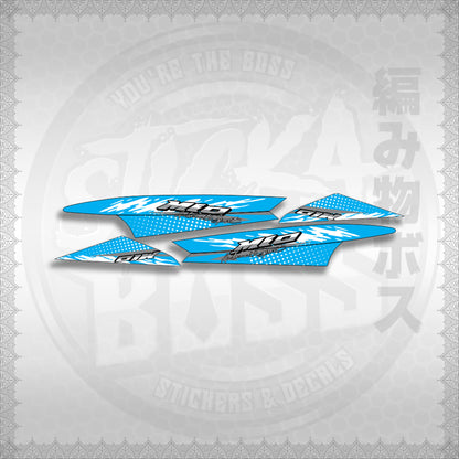 STICKER DECALS for MIO SPORTY / SMILE (MSPSSIMOCO) By STICKABOSS (SOFIE LAMINATED WATERPROOF)