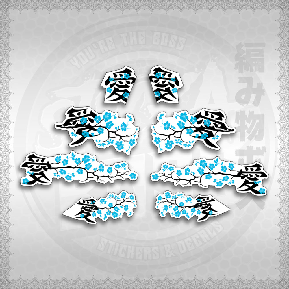 STICKER DECALS for NMAX V3 TURBO INDO FOR WHITE (NV3FWSAXFL) By STICKABOSS (SOFIE LAMINATED WATERPROOF)