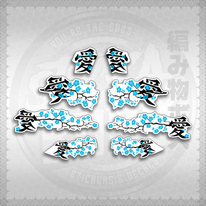 STICKER DECALS for NMAX V3 TURBO INDO FOR WHITE (NV3FWSAXFL) By STICKABOSS (SOFIE LAMINATED WATERPROOF)