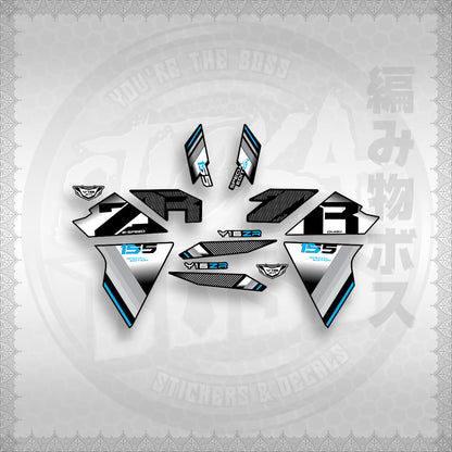 STICKER DECALS for SNIPER 155 (S155Y1SIPH) By STICKABOSS (SOFIE LAMINATED WATERPROOF)