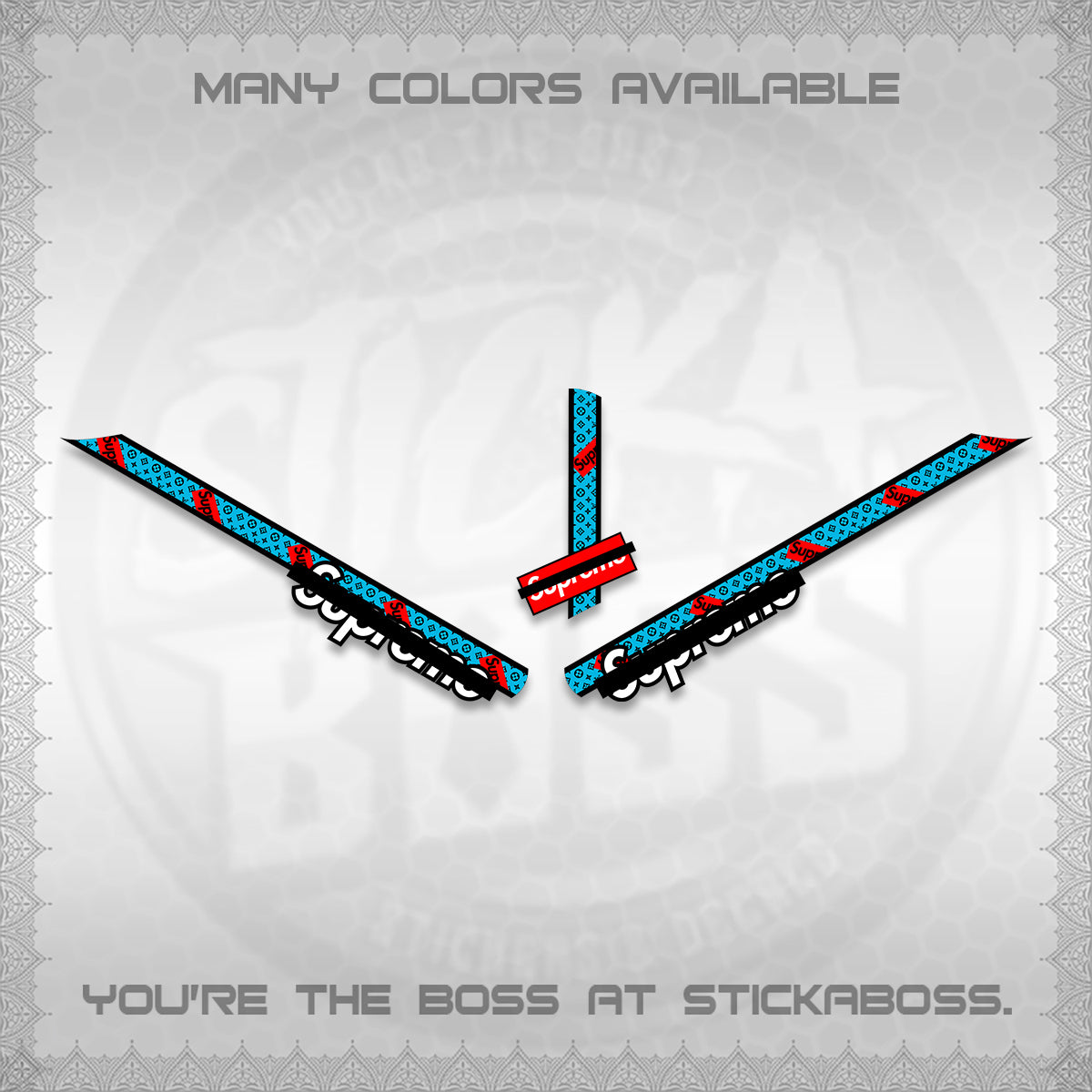 GIORNO 125 DECALS (2026 LUXSUP LV DESIGN) STICKER DECALS BY STICKABOSS