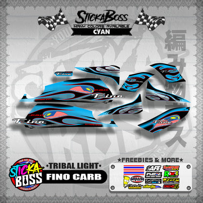 FINO CARB DECALS ( TRIBAL LIGHT )【WITH FREEBIES】