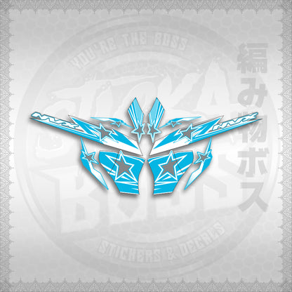 STICKER DECALS for AEROX 155 V2 FOR WHITE (AV220STAP) By STICKABOSS (SOFIE LAMINATED WATERPROOF)