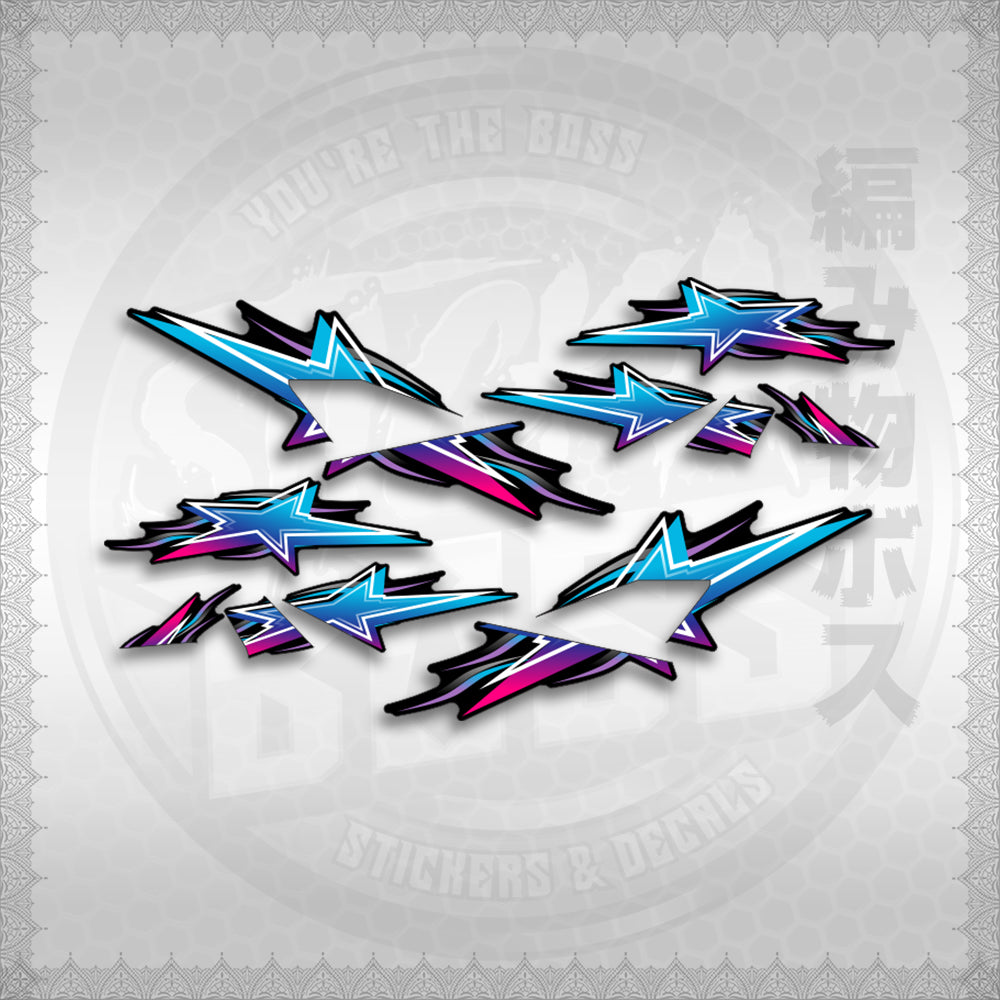 STICKER DECALS for NMAX V2 INDO (NV22002STLI) By STICKABOSS (SOFIE LAMINATED WATERPROOF)