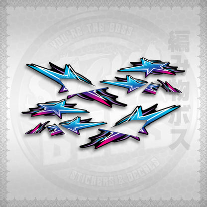 STICKER DECALS for NMAX V2 INDO (NV22002STLI) By STICKABOSS (SOFIE LAMINATED WATERPROOF)