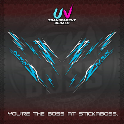 NMAX V2 UV TRANSPARENT DECALS (2024 NM A8 STYLE) STICKER DECALS By STICKABOSS